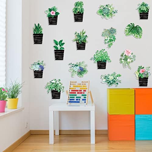 Pajean 58 Pcs Plant Bulletin Board Decorations