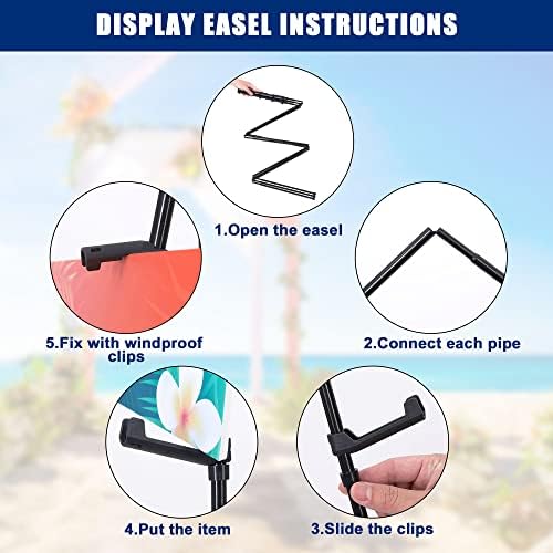 63 Portable Metal Easel Stand - Black