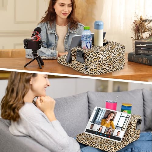 Couch Cup Holder Tray Pillow - Bed Couch RV Car