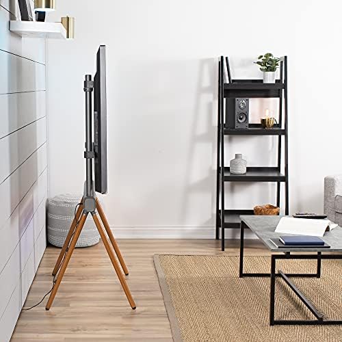VIVO Artistic Easel TV Stand with RGB Lighting