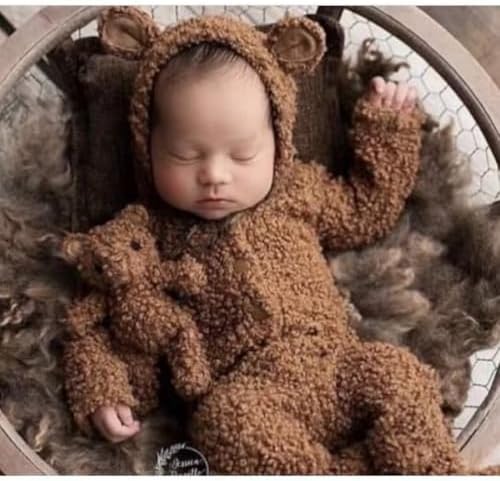 Newborn Baby Photo Outfits with Hat and Pants