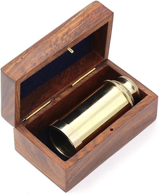 RII Antique Decor Spyglass 6 Inch Brass Telescope