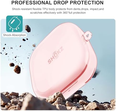 Aircawin Clear TPU Case for SHOKZ OpenFit 2 2025