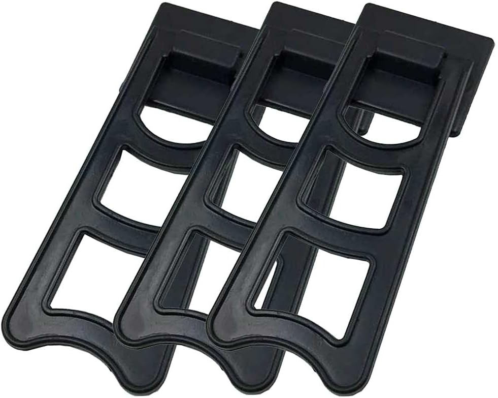 10 Pcs Plastic Picture Frame Easel Back Stand Black