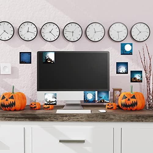 9 Piece Halloween Sticky Note Set with 450 Self-Adhesive Notes
