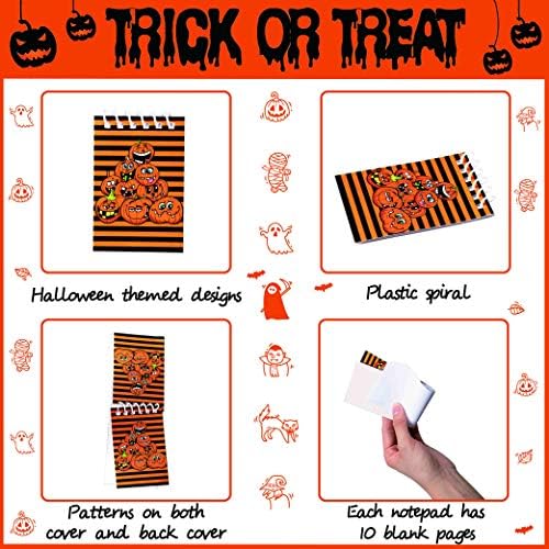 90shine 60PCS Halloween Notepads Party Favors for Kids