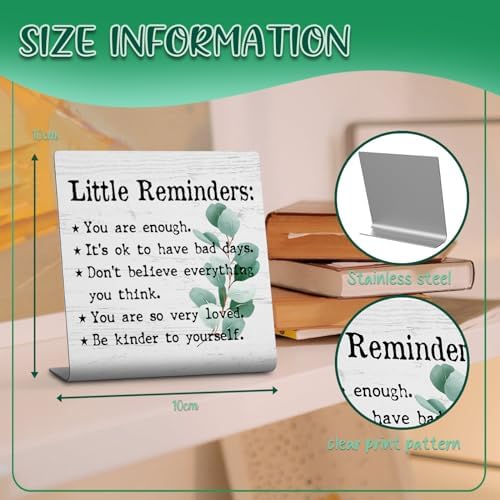 Positive Little Reminders Motivational Desk Decor Sign