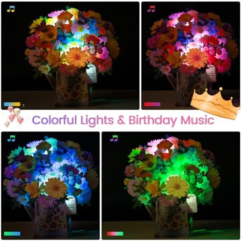 Pop Up Birthday Card with Music and Lights