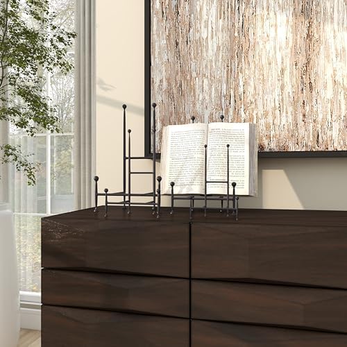 Deco 79 Modern Metal Rectangle Ball Easel 14 12 10 8 H Black