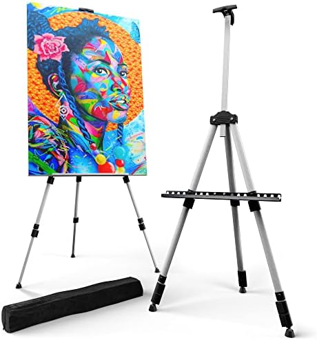 Portable Artist Easel Stand - Adjustable Height and Lightweight
