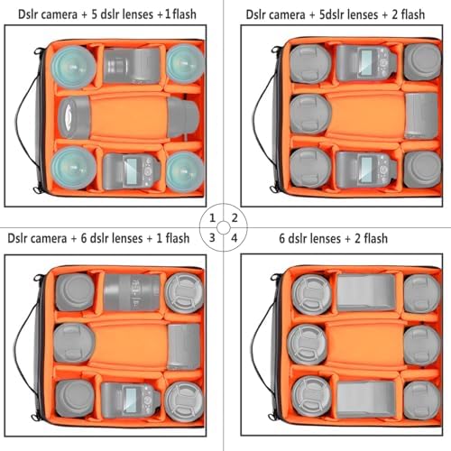 Neewer Flexible Partition Camera Padded Bag Insert
