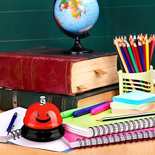 Hotop 3 Pcs Desk Bell with Smile Face Design