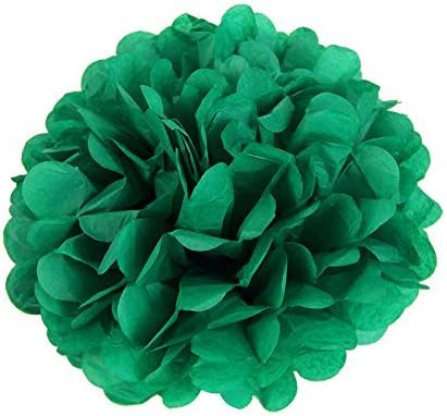 Fascola Christmas Tissue Paper Flowers 18 Pieces