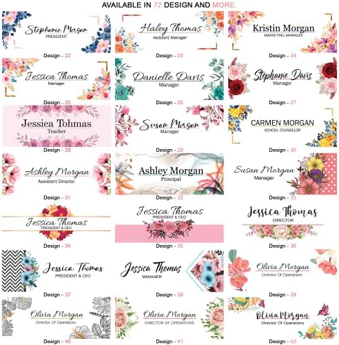 Personalized Desk Name Plate Custom Acrylic Sign