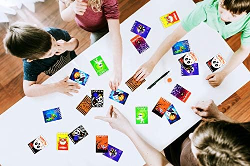 90shine 60PCS Halloween Notepads Party Favors for Kids