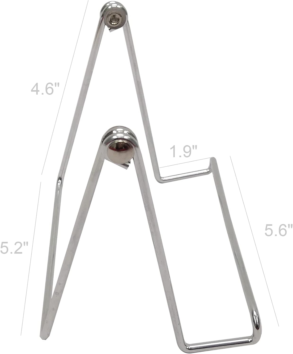 3pcs Mini Art Easel with Wide Base and Vinyl Coating - Black
