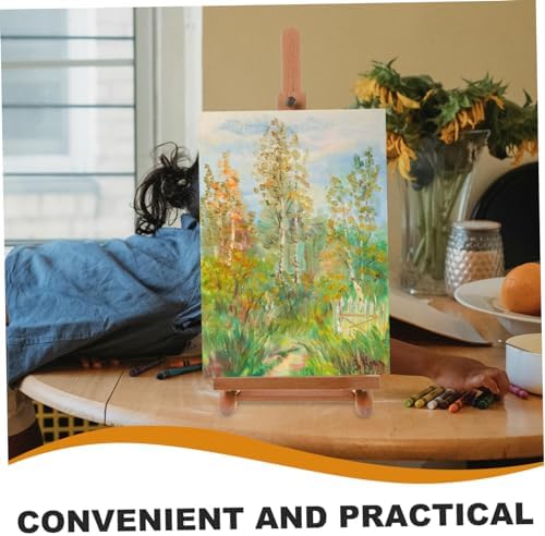 Angoily Portable Wooden Art Easel Stand for Painting and Sketching