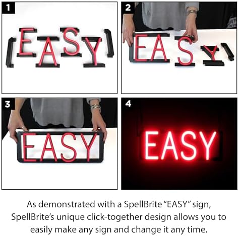 SpellBrite Photo Booth Sign for Businesses with Neon Look