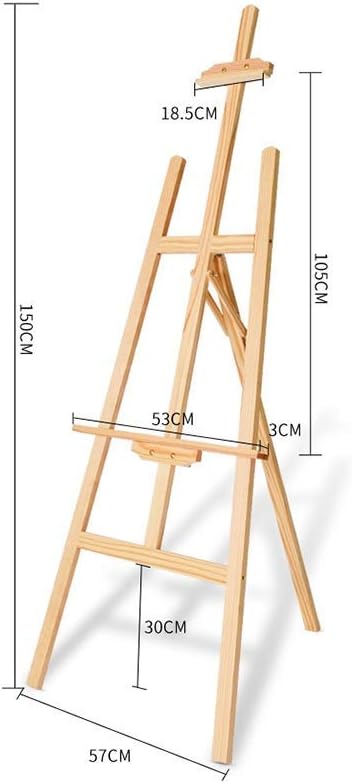 MIQXUAN High Easel Stand with Adjustable Drawing Board
