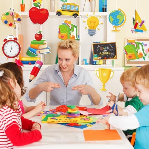 48Pcs Back to School Cutouts for Bulletin Boards