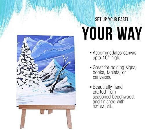 US Art Supply 11 Inch Tabletop Easel Pack of 6