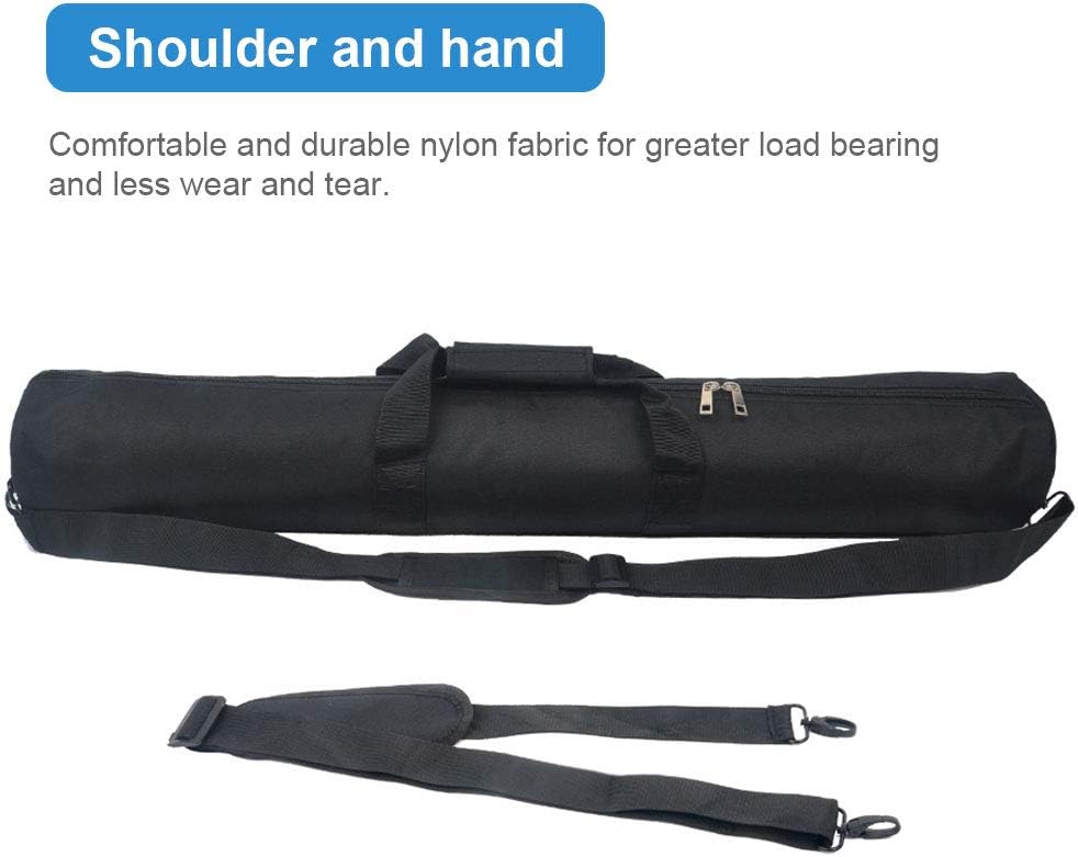 Heavy Duty Padded Tripod Carrying Case with Shoulder Strap and Handle