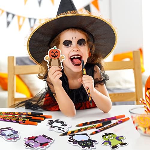 480 Sheets Halloween Sticky Notes Set with 24 Pens