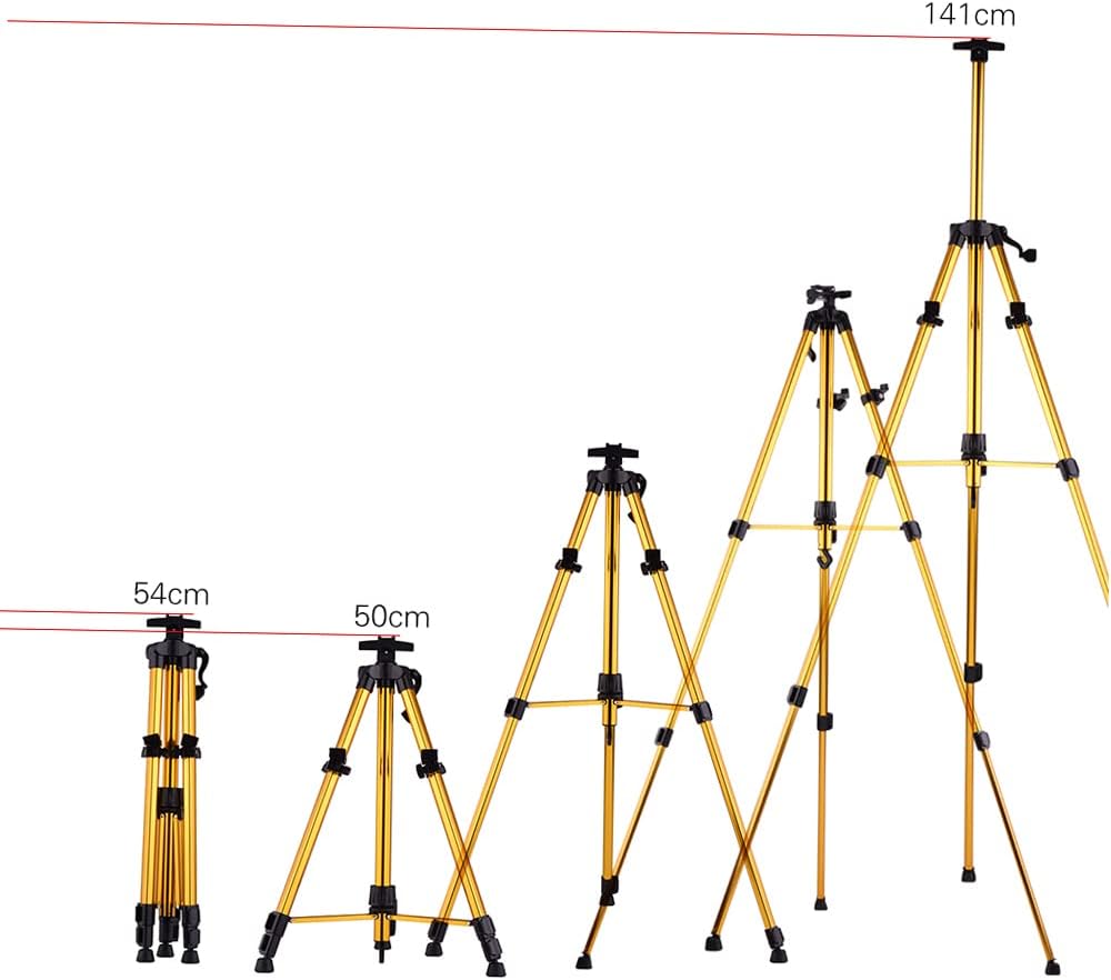 Art Painting Display Easel Stand Aluminum Alloy Adjustable Art Tripod