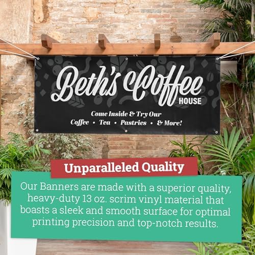 CustomForMe Personalized Vinyl Banner 2x2