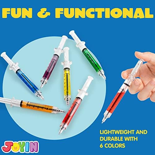 JOYIN 36pk Retractable Syringe Pens Bulk Party Favors