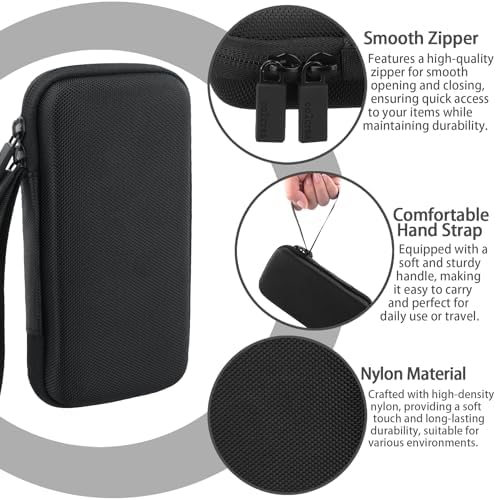 co2CREA Hard Case for Casio fx-9750GIII Graphing Calculators - Black