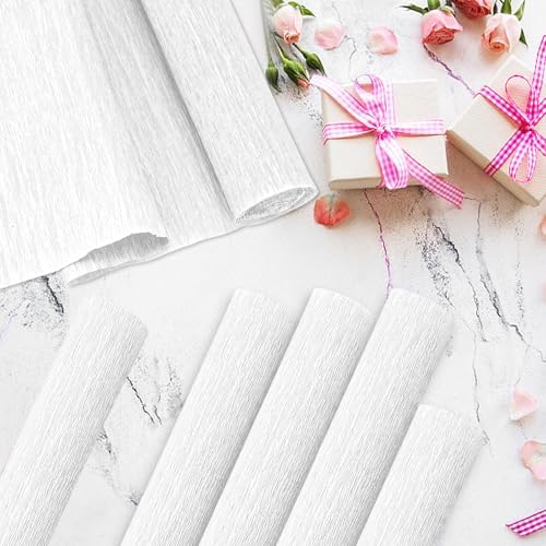 Nitelemn Crepe Paper Streamers 2 Rolls White