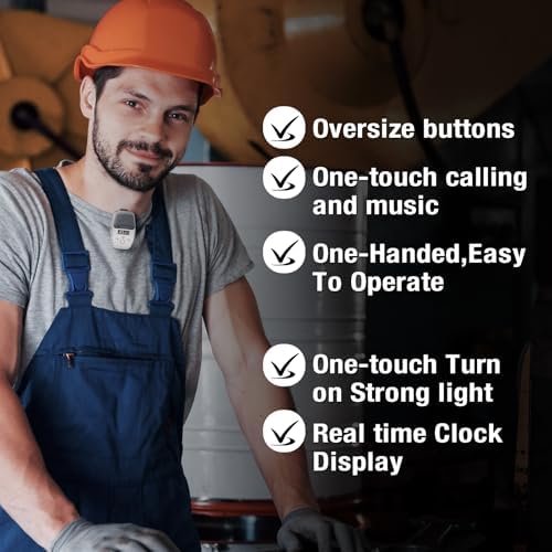 Wearable Bluetooth Speaker with LED Lighting and Clock Display