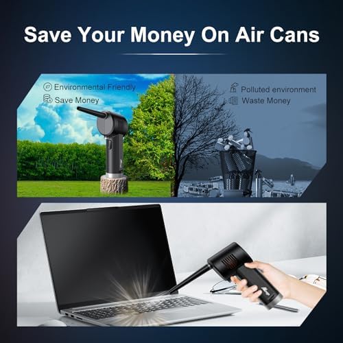 Powerful Cordless Air Duster with 33000 RPM Blower