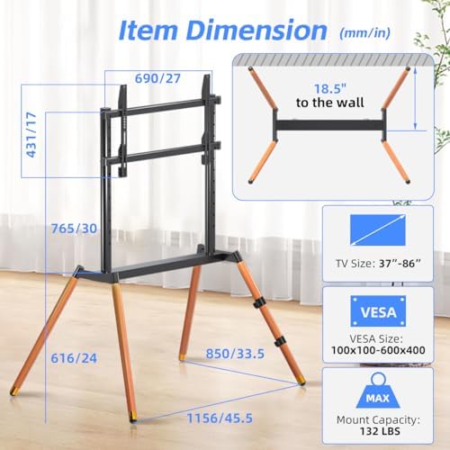 Suptek Artistic Easel for 37-86 inch TVs