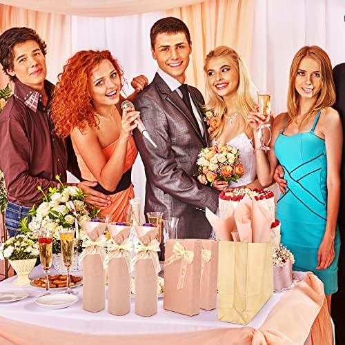 Naler 60 Sheet Champagne Tissue Paper Rose Gold for Gift Wrapping