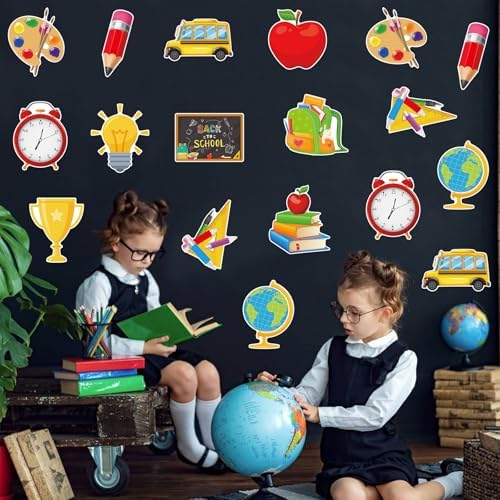48Pcs Back to School Cutouts for Bulletin Boards