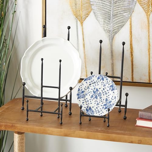 Deco 79 Modern Metal Rectangle Ball Easel 14 12 10 8 H Black