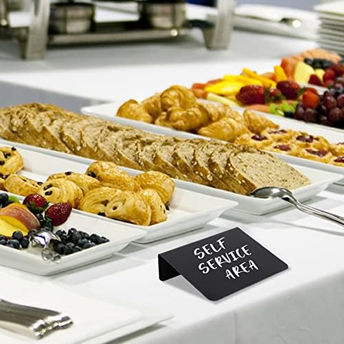 12 Pack Mini Chalkboard Signs 4x3 for Food Party Wedding Bakery