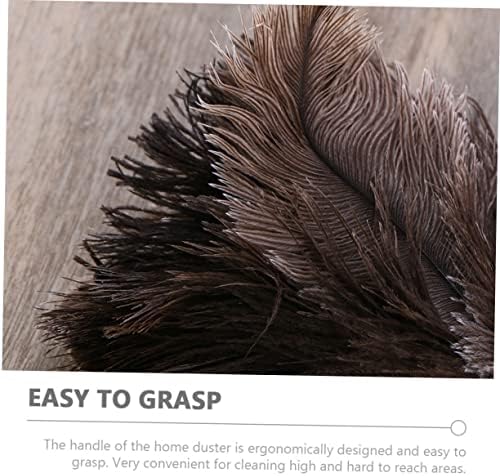 2pcs Feathered Duster with Random Handle for Furniture Cleaning