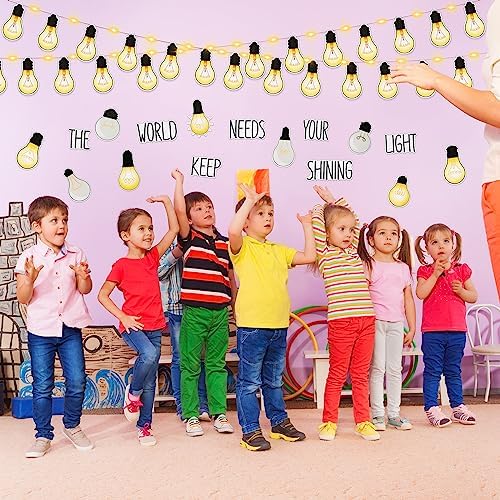 Karenhi 108 Pcs Light Bulb Bulletin Board Decor Set
