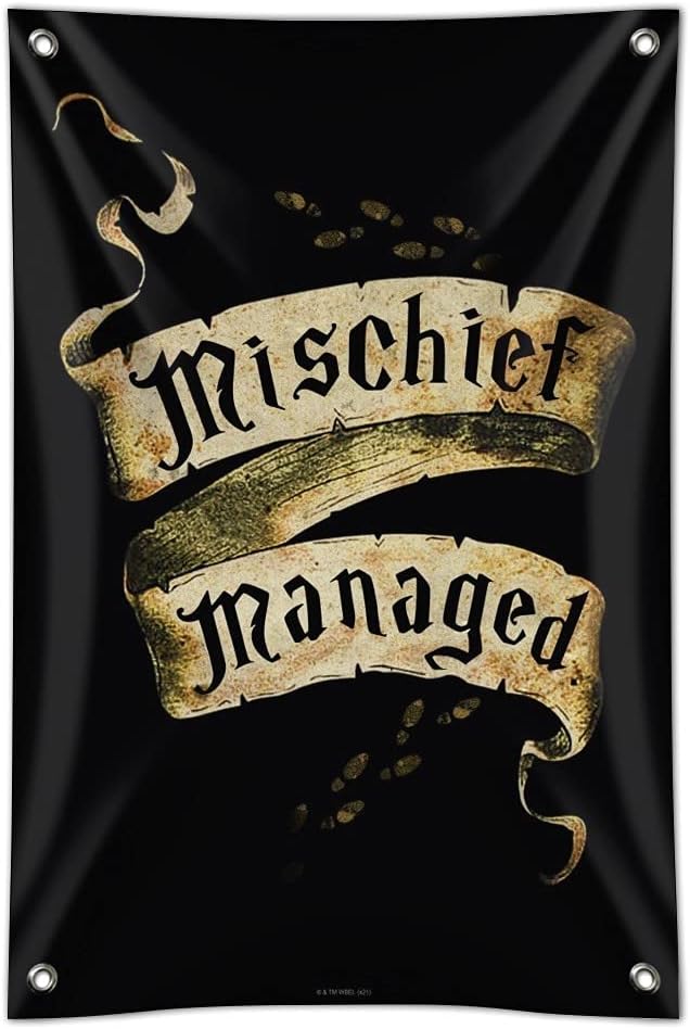 GRAPHICS MORE Harry Potter Mischief Managed Sign