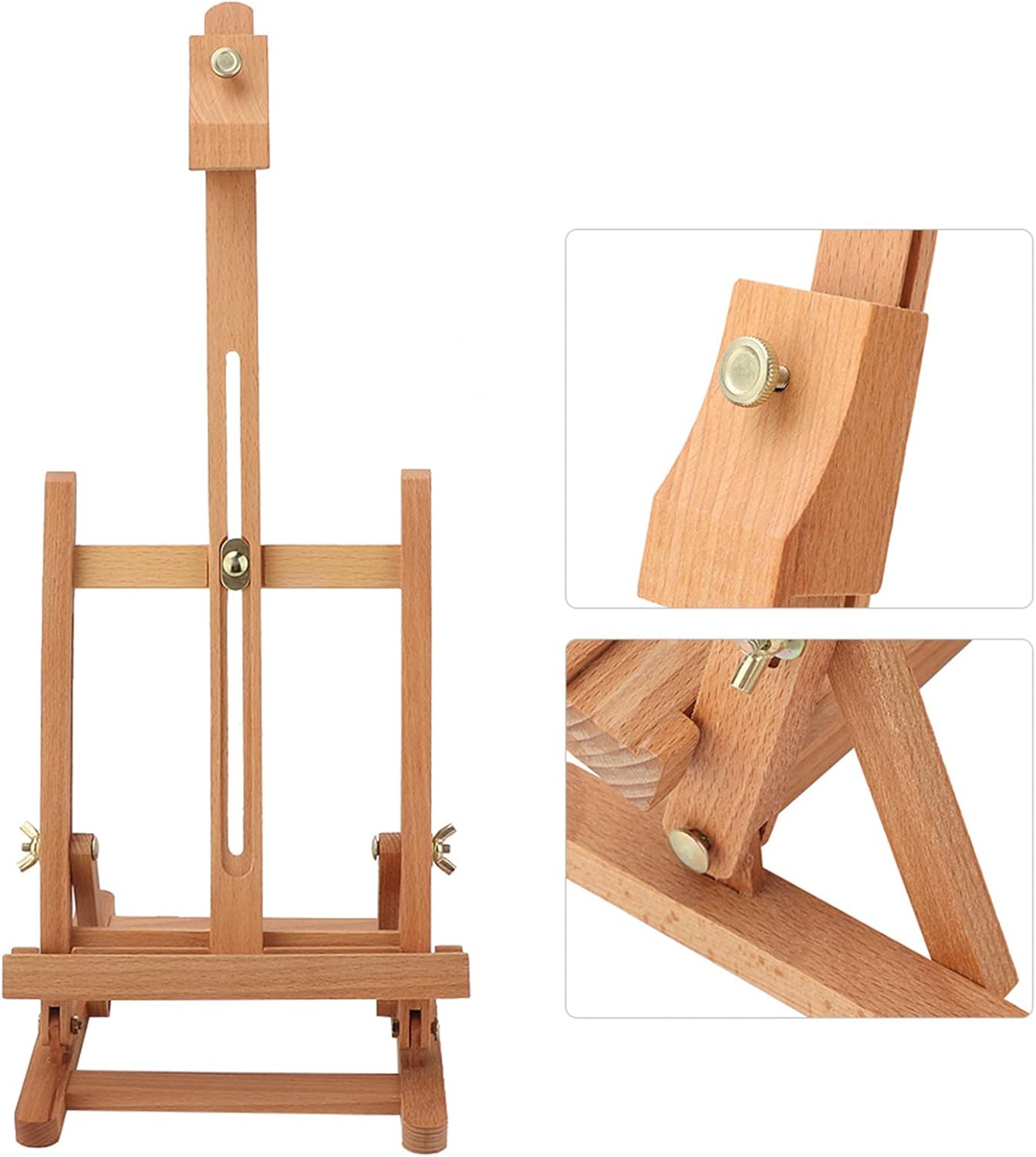 Adjustable Wooden H-Frame Easel for Art and Craft