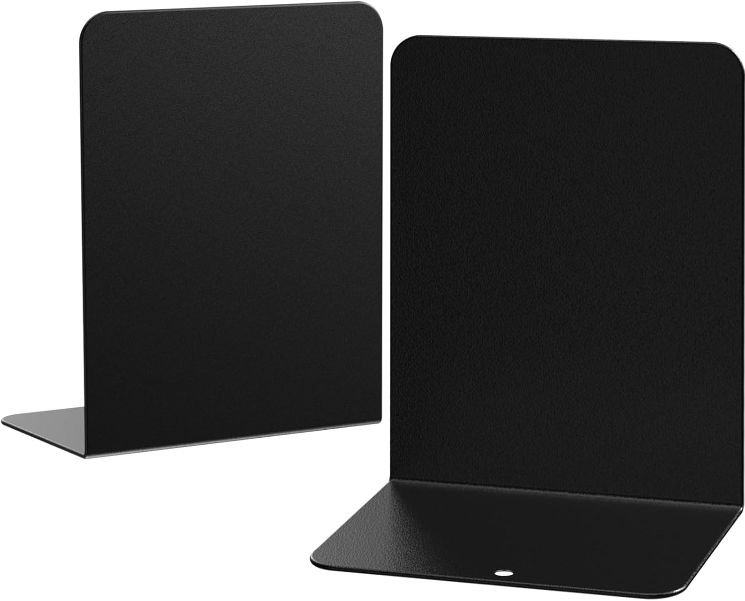 2 Pieces Metal Bookends for Shelves and Desk