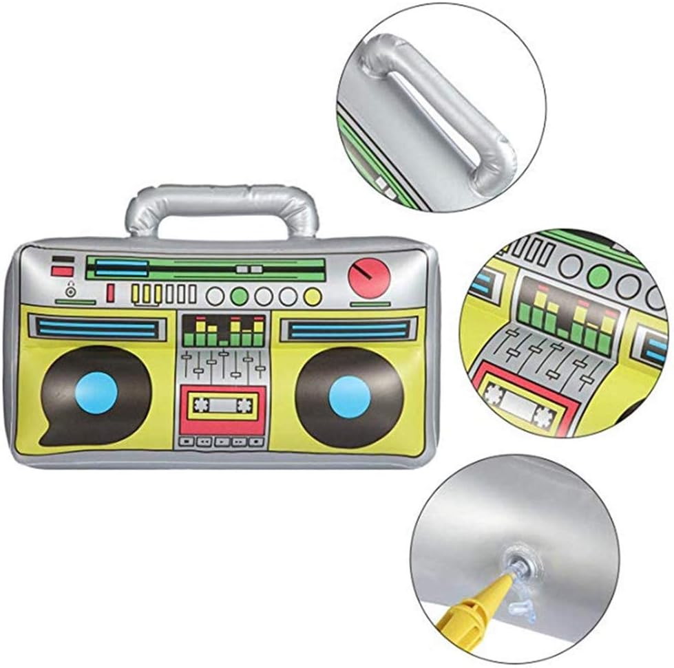 Minelife 3 Pack Inflatable Phone and Radio Boombox Party Decor