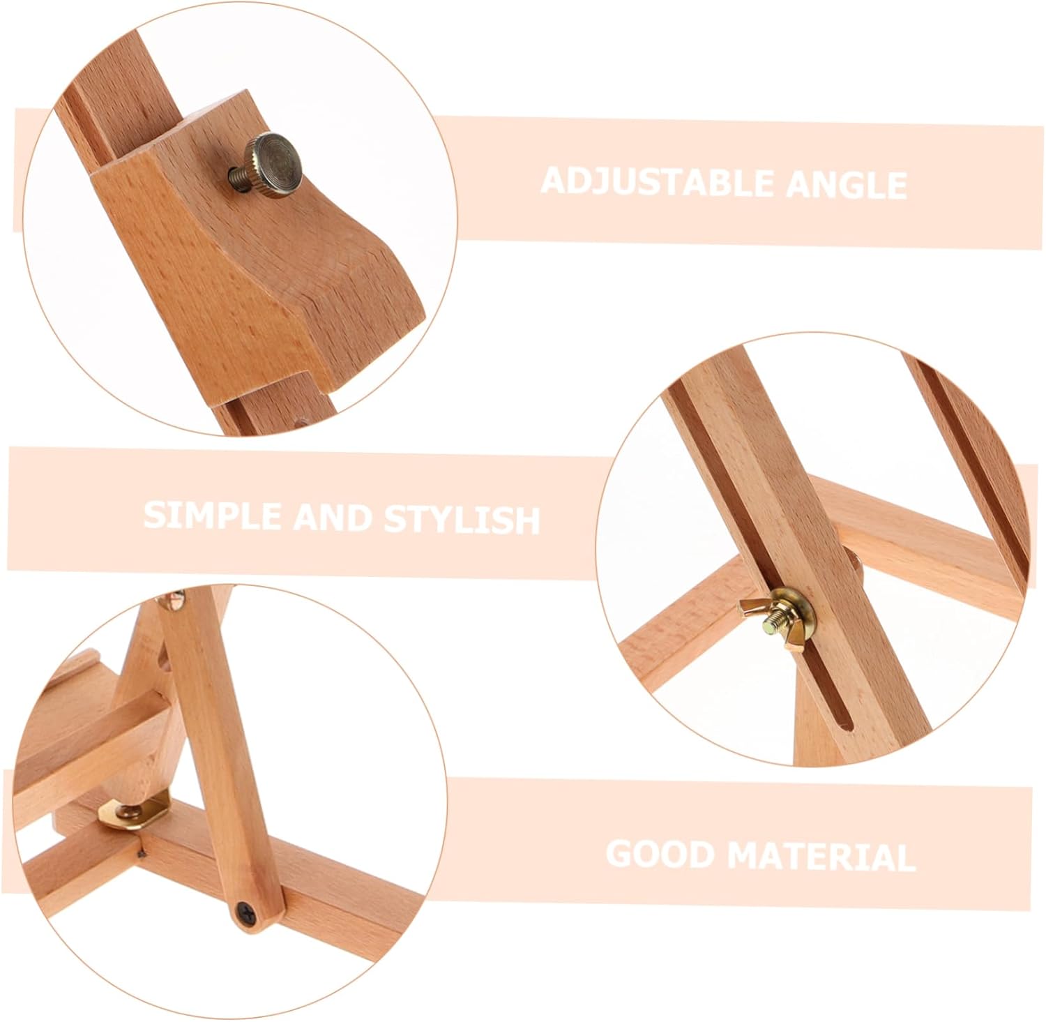 Adjustable Wooden Easel Stand for Painting and Drawing