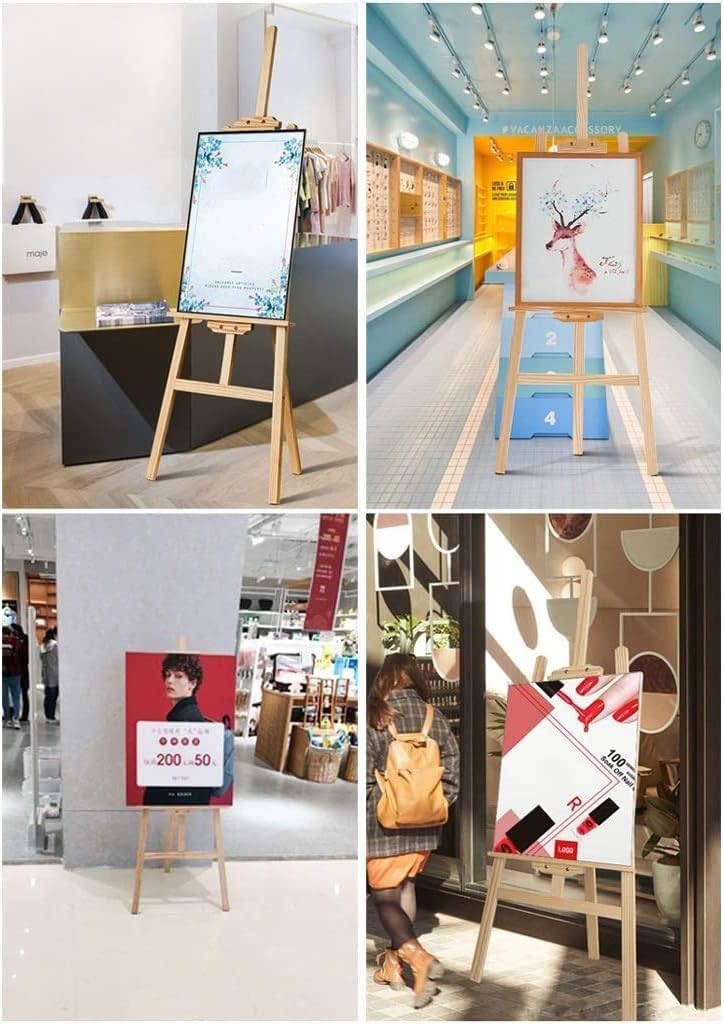 Adjustable Height Easel for Art and Poster Display