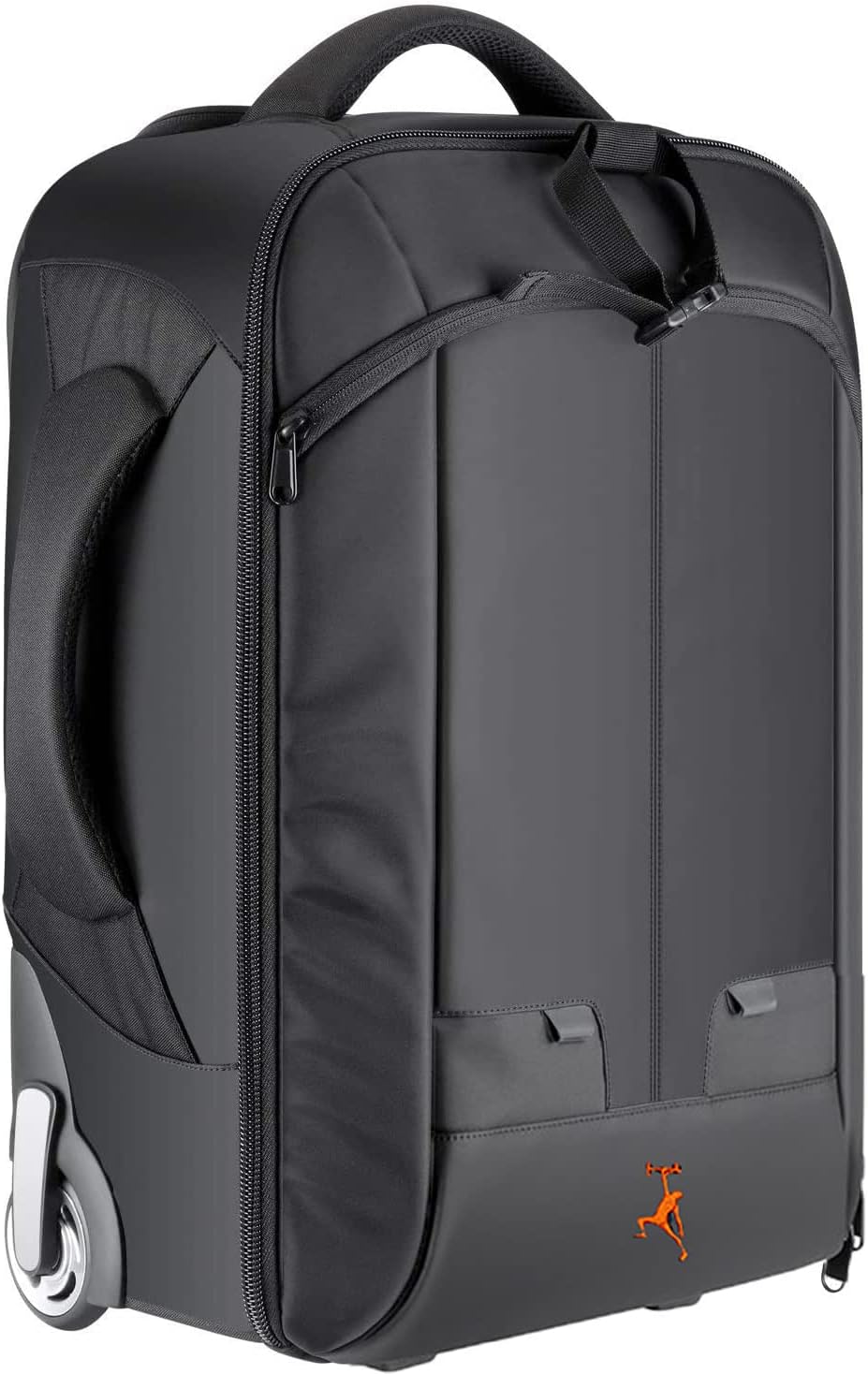 Wheeled Camera Backpack 20 with Telescoping Handle and Detachable Compartments