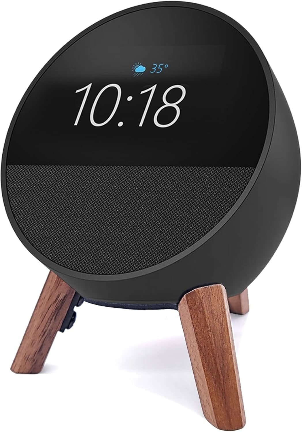 Real Wood Stand for Echo Spot 2024 Smart Clock
