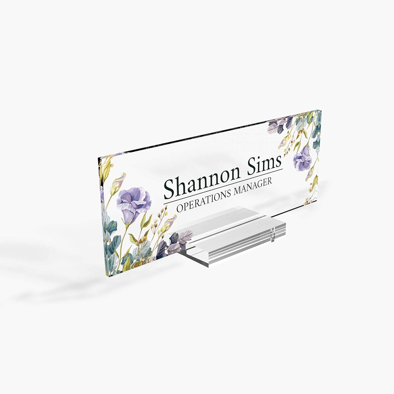 Desk Name Plate - Custom Aesthetic for Home Office and Business Professionals